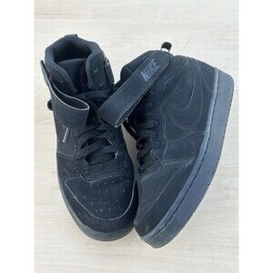 Nike Court Borough 2 Mid Triple Size 6Y Black - CW5867-001